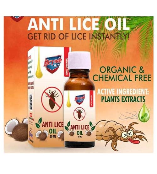 Active Clean Organic Anti Lice Oil 25ml